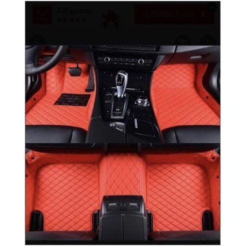 Car Leather Foot Mat / Customize 5D Car Floor Mat Suitable For Toyota Camry 2007-2011 And Lexus ES350