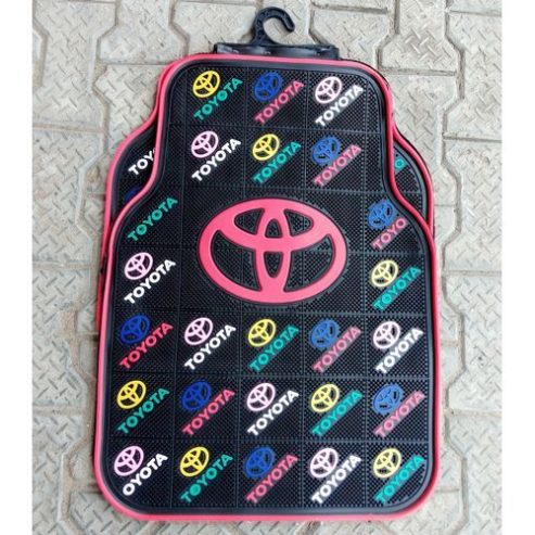 Toyota 5 Pcs Universal Multi Color Toyota Foot Mat